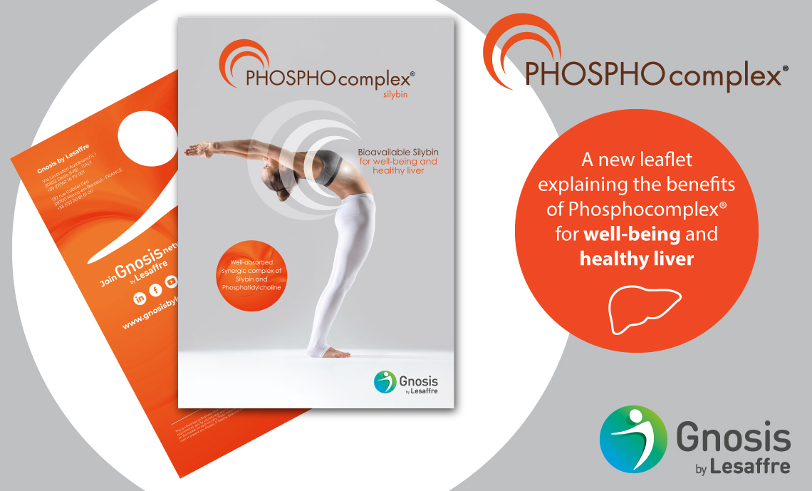 A new leaflet explaining the benefits of Phosphocomplex® for well-being and healthy liver