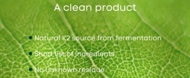 Video Setting the Highest Standards in Vitamin K2