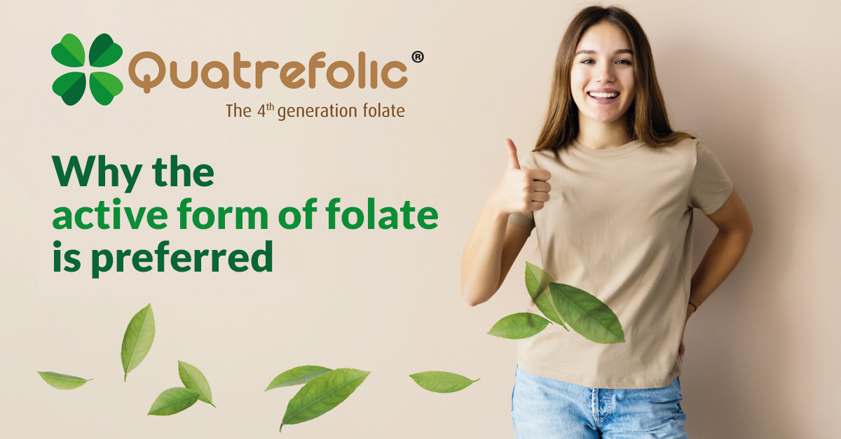 New Quatrefolic® Infographic: Why Body Prefers Active Form of Folate